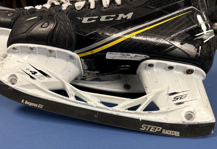 Patrice Bergeron Game Used CCM Super Tacks AS1 Skates Boston Bruins