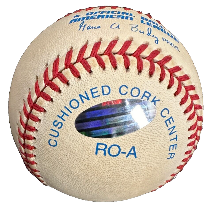 Tom Browning-Jim Bunning & Len Barker Signed Perfect Game Baseball