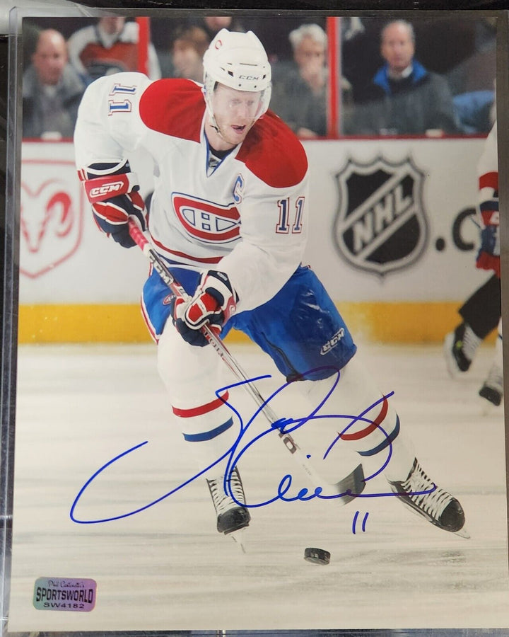 Saku Koivu Autographed 8x10 Photo Montreal Canadiens COA