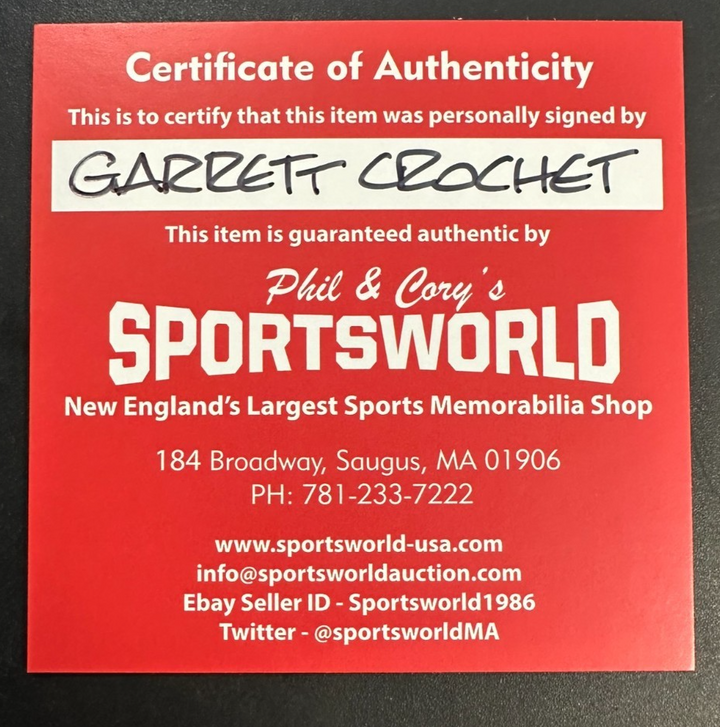 Garrett Crochet Autographed 2024 All-Star Game League Baseball Red Sox