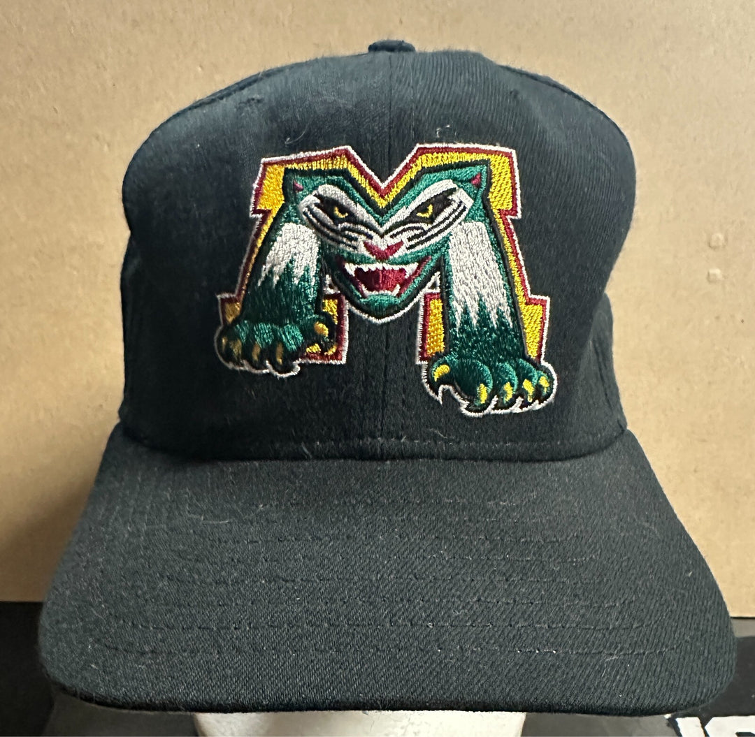 Vintage 1990's New Era Michigan Battle Cats Snapback Hat