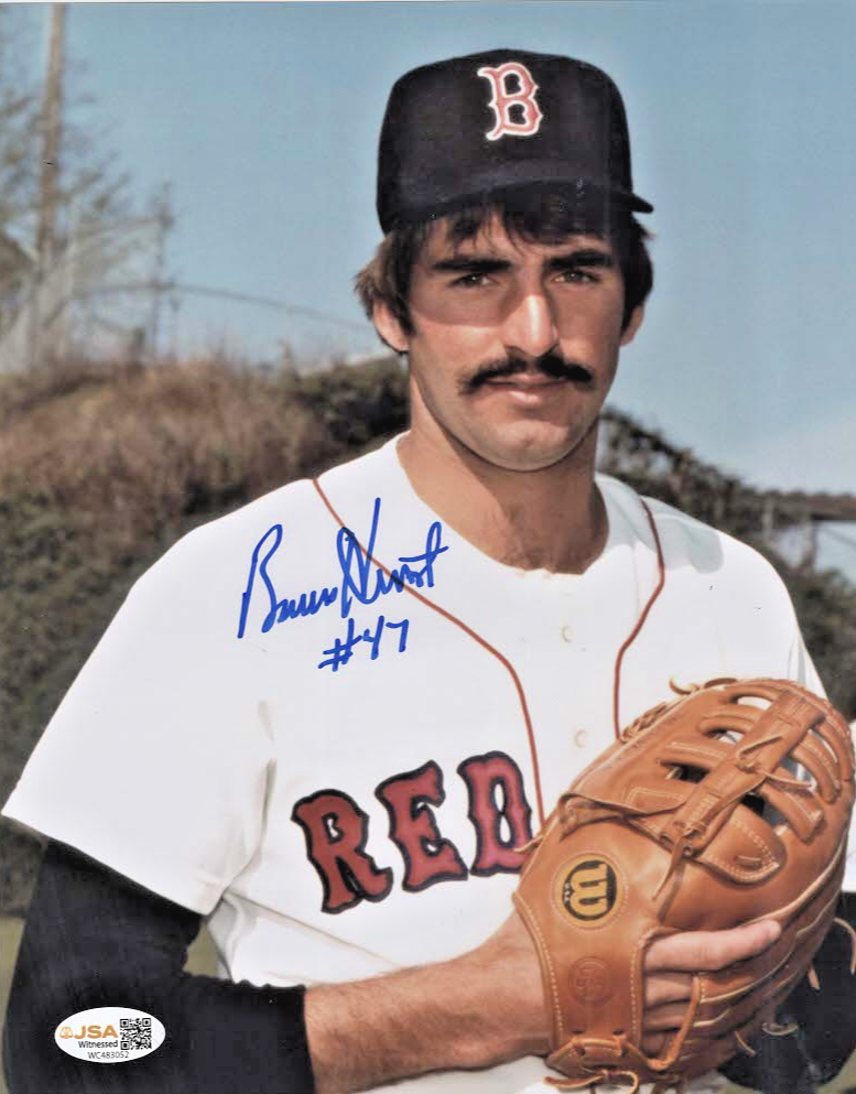 Bruce Hurst Autographed 8x10 Photo Boston Red Sox JSA
