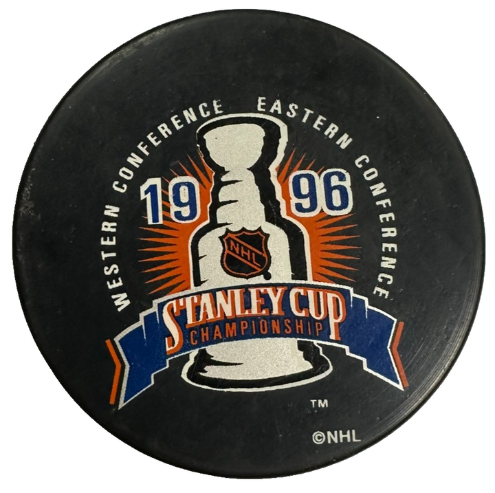 1996 Stanley Cup Championship Official Hockey Puck NHL