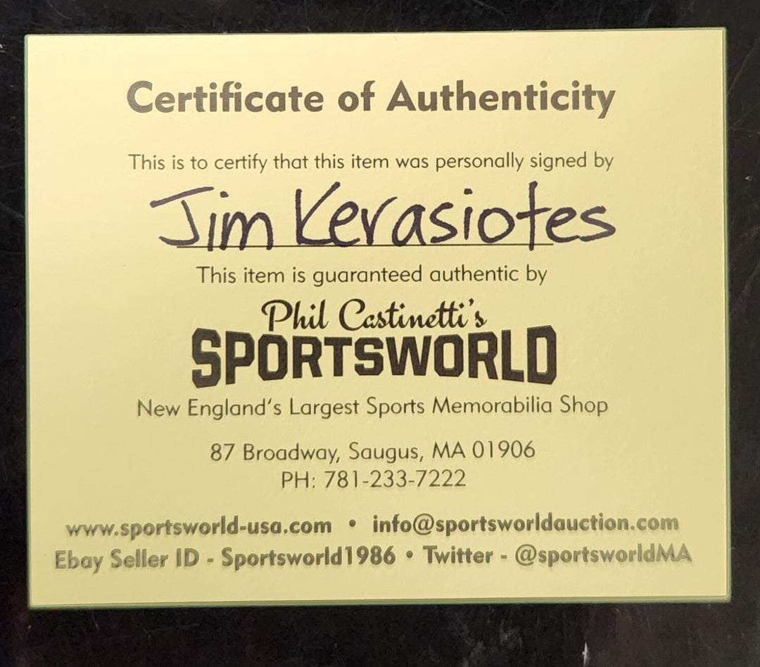 Jim Kerasiotes Signed Inscribed 2007 World Series Baseball COA