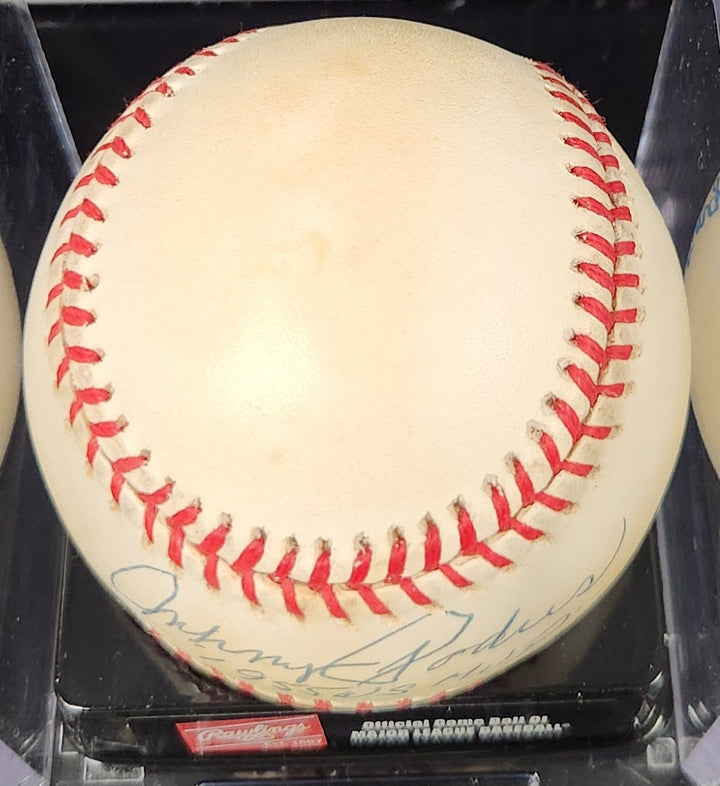 Johnny Podres Autographed Inscribed AL Baseball Brooklyn Dodgers COA 