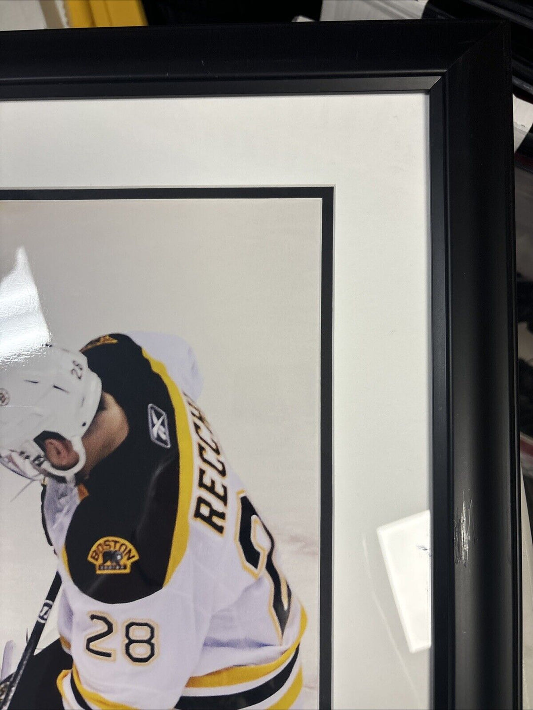 Mark Recchi Signed Framed 16x20 Sports Images Boston Bruins