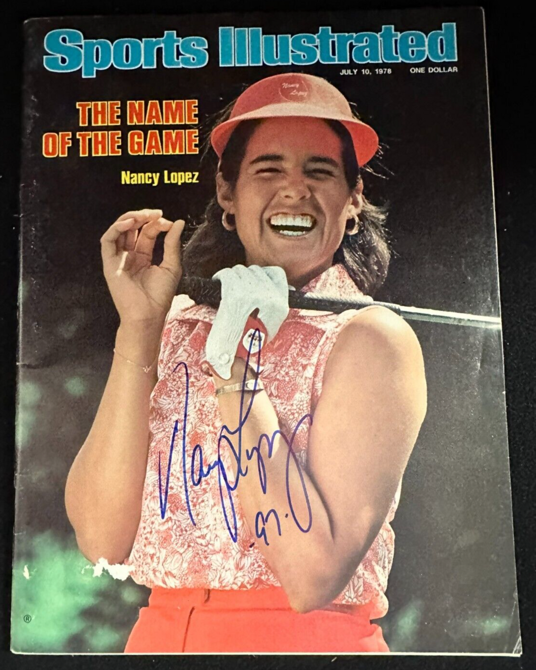 Nancy Lopez Autographed 8/10/1978 Issue Sports Illustrated