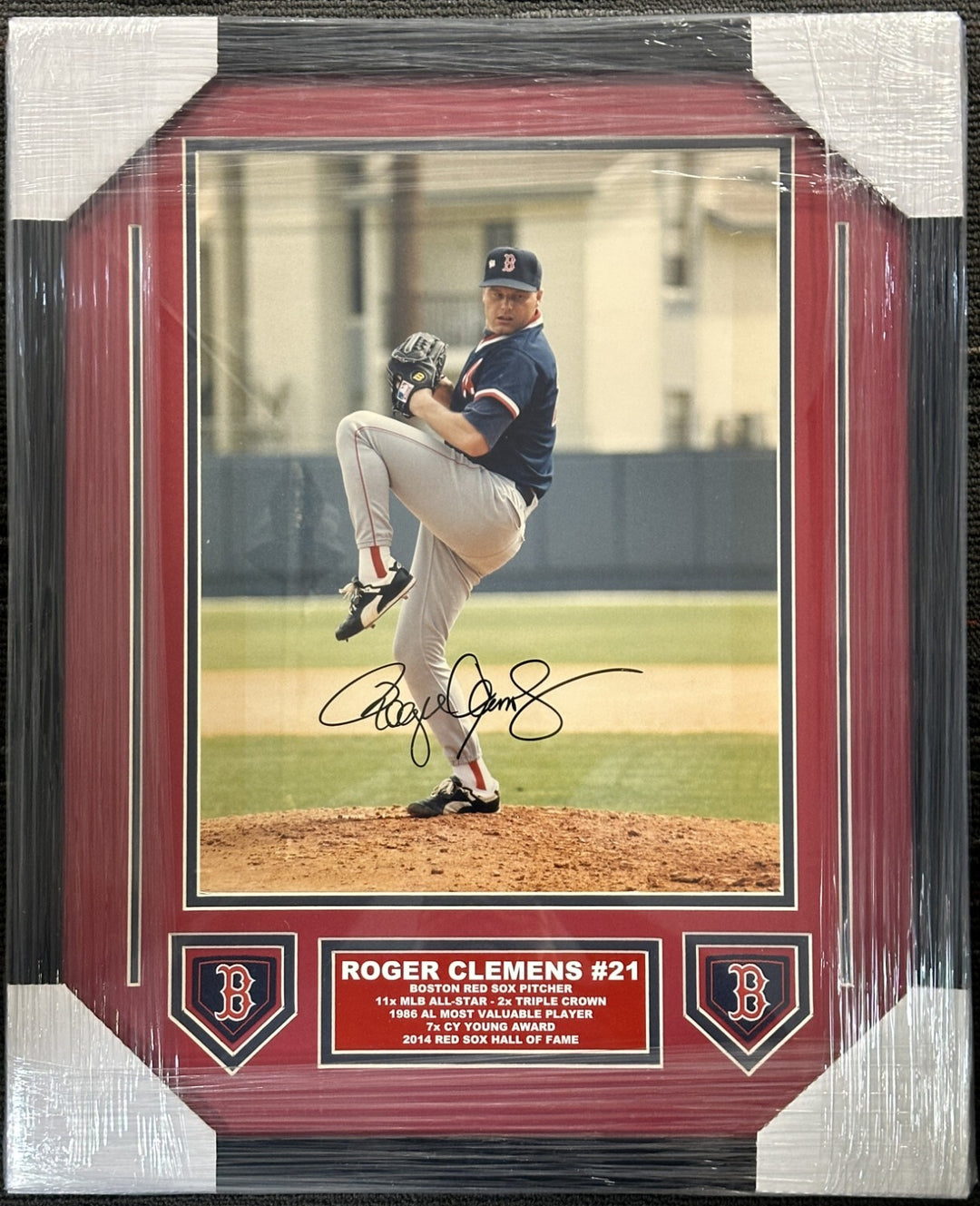 Roger Clemens Autographed Boston Red Sox 11x14 Photo