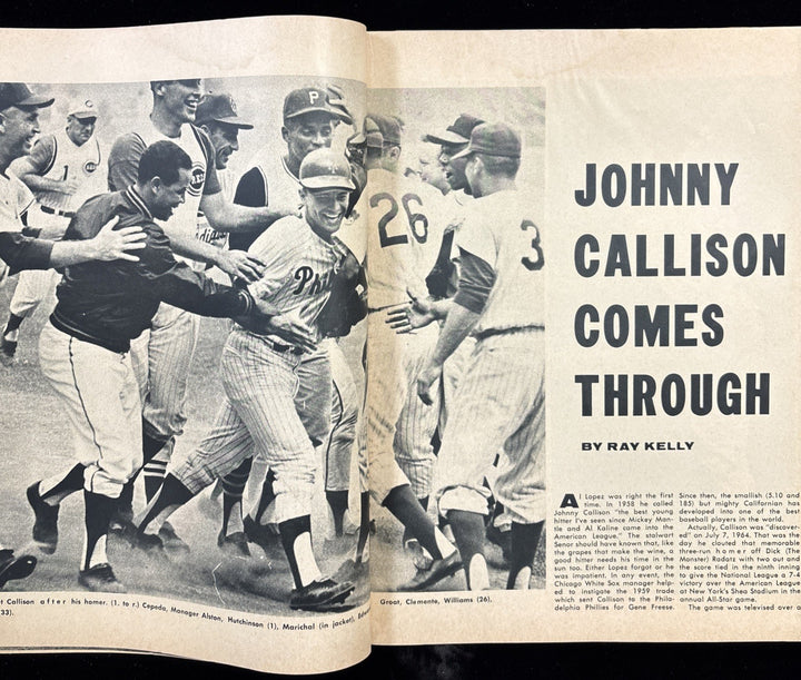 The Original Baseball Magazine November 1964 Issue w/ Callison Powell & Hunt