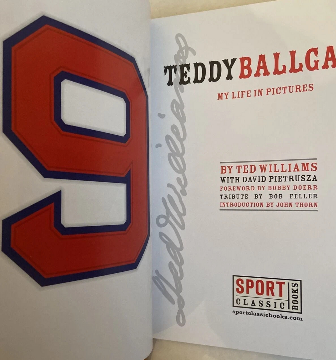 Ted Williams My Life in Words & Pictures Hardcover Book 2002 Boston Red Sox