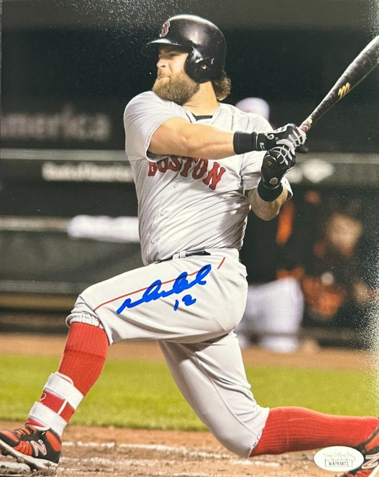 Mike Napoli Autographed 8x10 Boston Red Sox Photo JSA