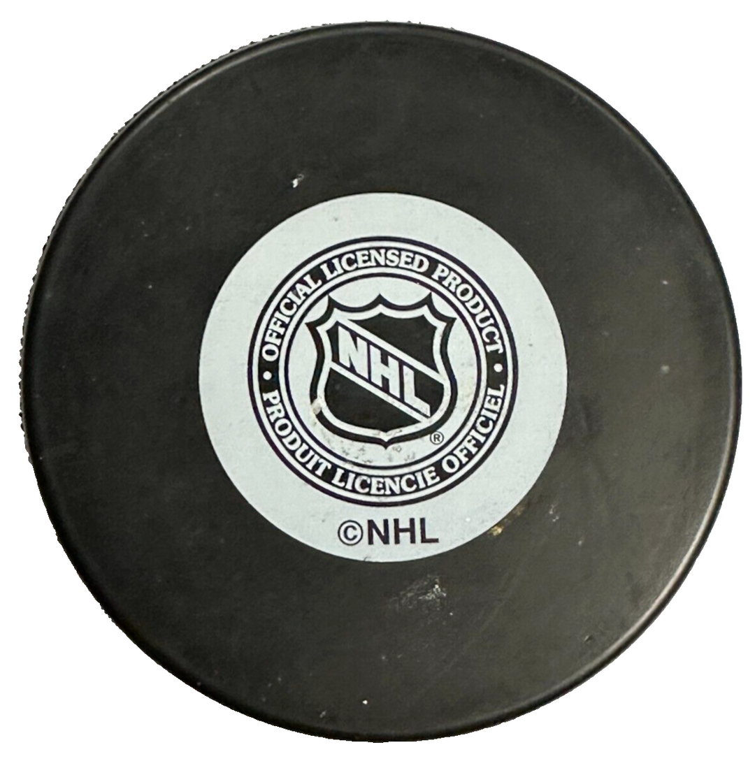 Henri Richard Autographed Montreal Canadiens Hockey Puck HOF
