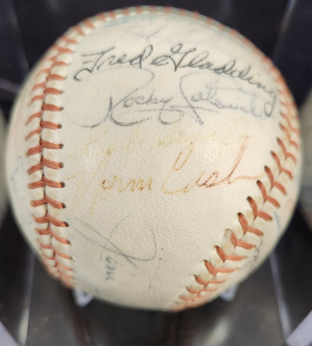 1963 Detroit Tigers Team Signed Detroit Tigers Baseball Kaline Bunning HOF COA