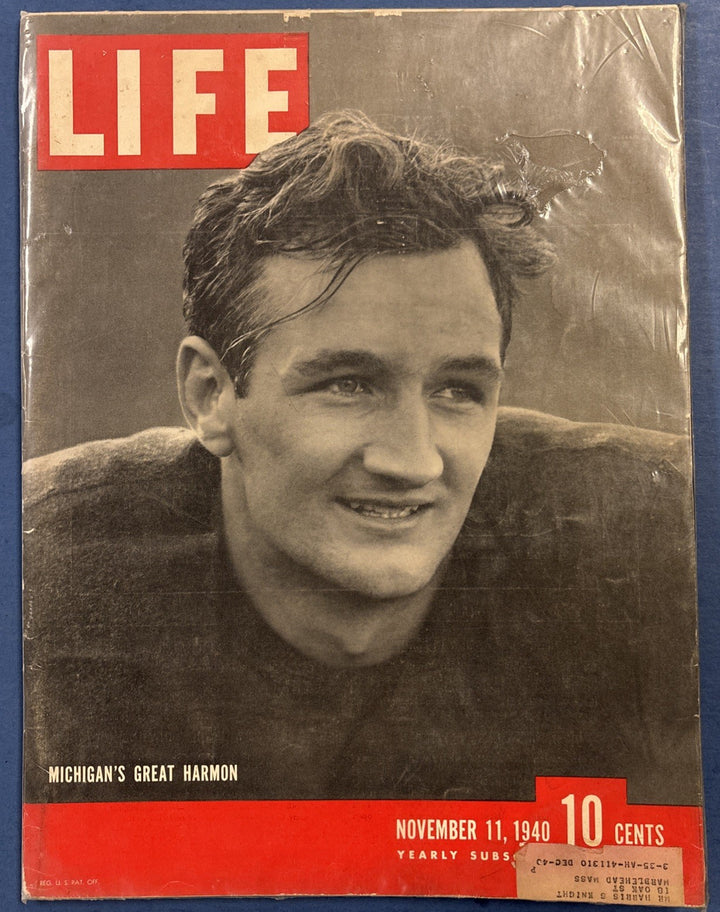Life Magazine Vintage Michigans Great Harmon
