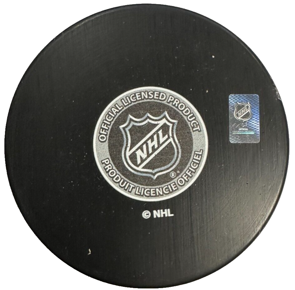 Pete Peeters Autographed Boston Bruins 100th Anniversary Hockey Puck NHL