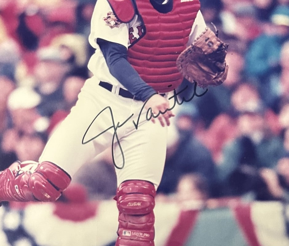 Jason Varitek Autographed Boston Red Sox 8x10 Photo Framed Red Sox