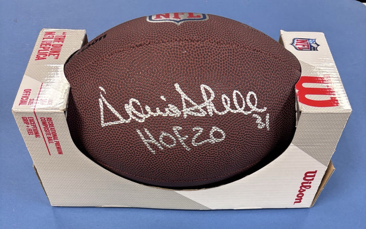 Donnie Shell HOF Signed Wilson Football Pittsburgh Steelers Sportsworld COA