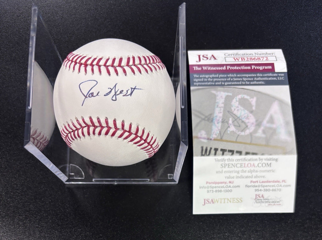 Joe West Signed OMLB 2017 Post Season Ball JSA COA Major League Baseball Umpire