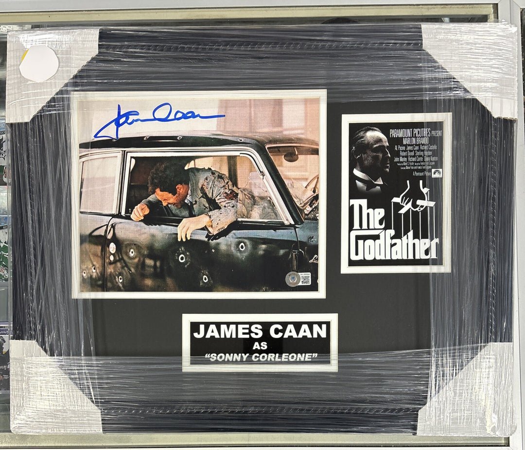 James Caan Signed The Godfather 8x10 Photo Framed Beckett Certified