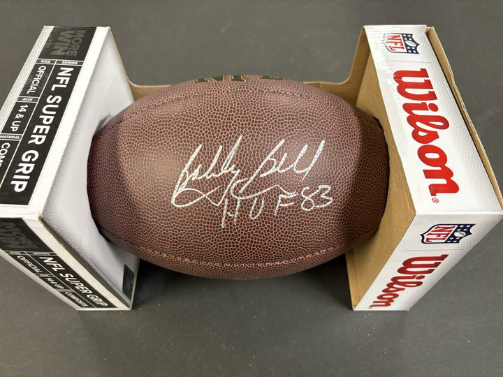 Bobby Bell Signed Inscribed Football Hall Of Fame 1983 COA Kansas City Chiefs