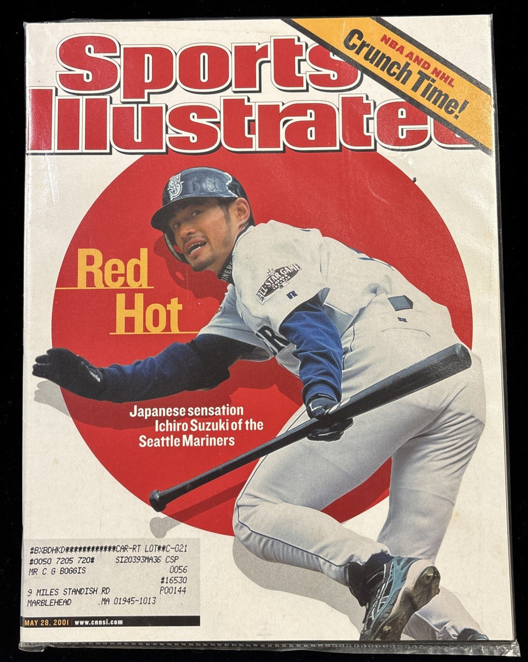 May 28 2001 Sports Illustrated Ichiro Suzuki First Cover Seattle Mariners