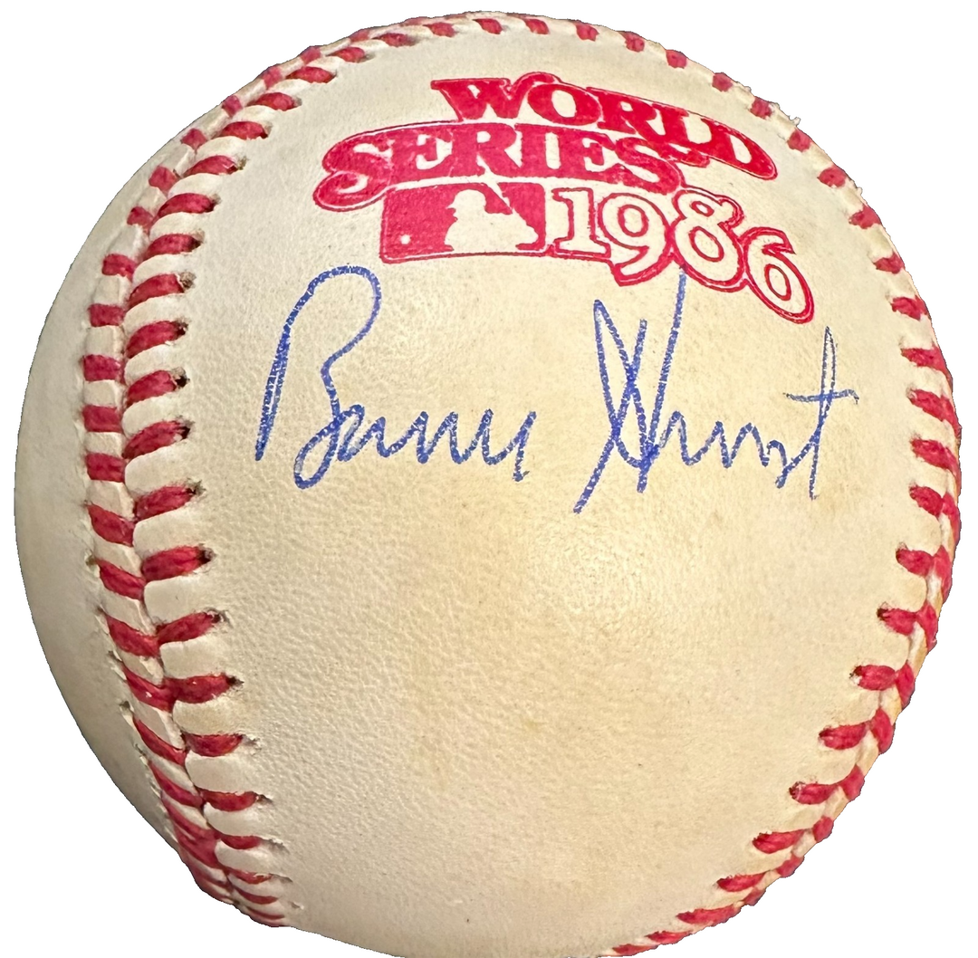 Bruce Hurst Autographed 1986 World Series Baseball Boston Red Sox JSA