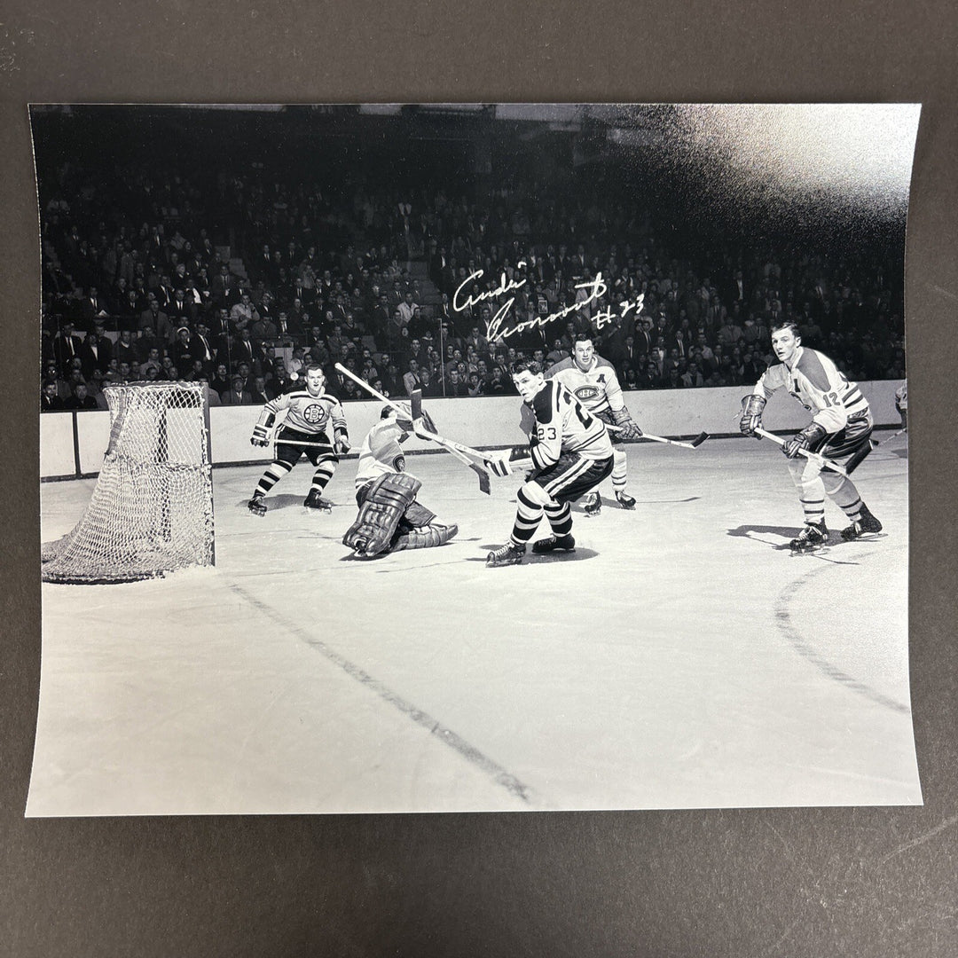 Andre Provost Signed 8x10 Boston Bruins Sportsworld