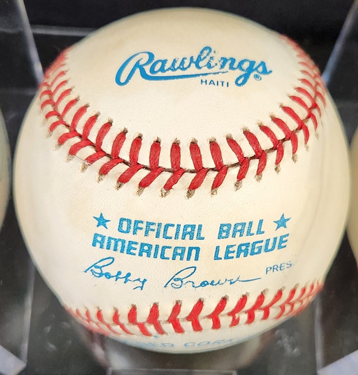 Mike Greenwell Signed American League Baseball Boston Red Sox COA