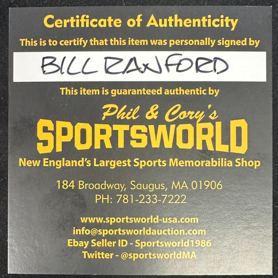 Bill Ranford Autographed Edmonton Oilers Hockey Puck NHL
