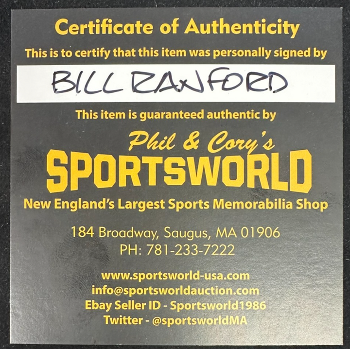 Bill Ranford Autographed Edmonton Oilers Hockey Puck NHL