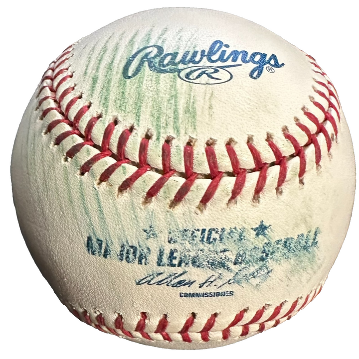 Mo Vaughn Autographed Game Baseball W/ AL MVP 95 Insc Boston Red Sox