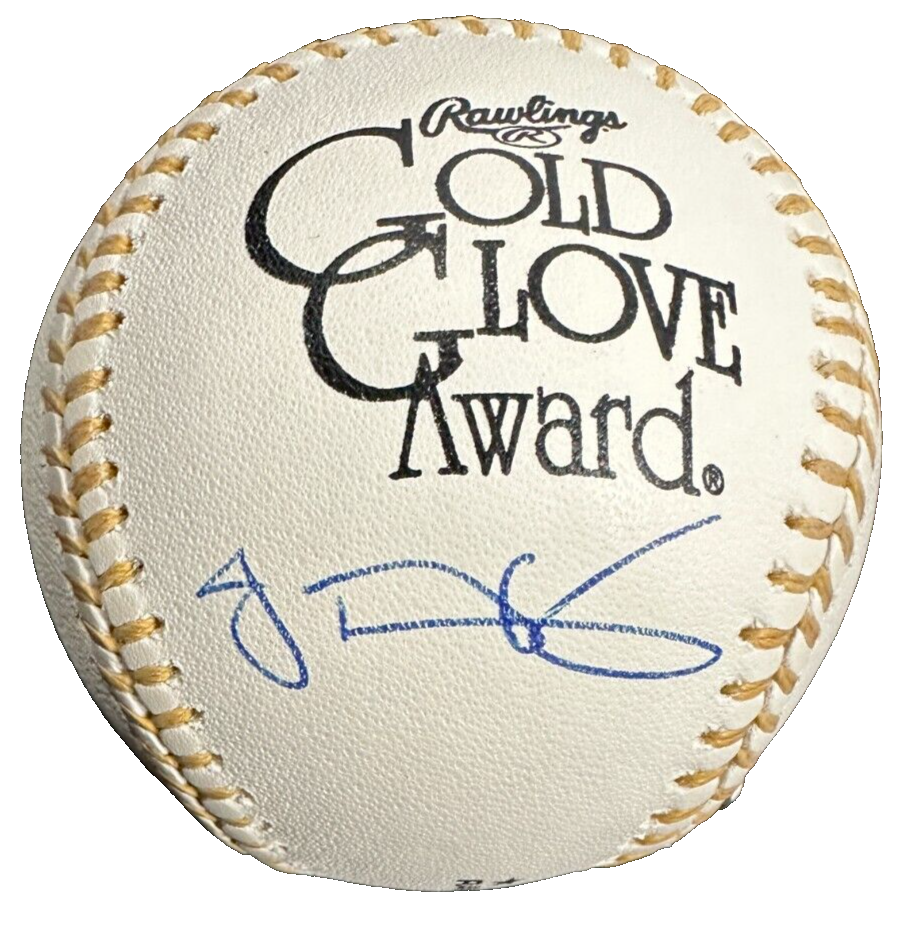 Jacoby Ellsbury Signed Rawlings Gold Glove Baseball JSA Boston Red Sox