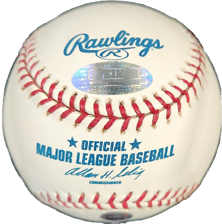 David Ortiz Signed MLB Baseball Engraved LE 161/2004 Boston Red Sox Steiner COA