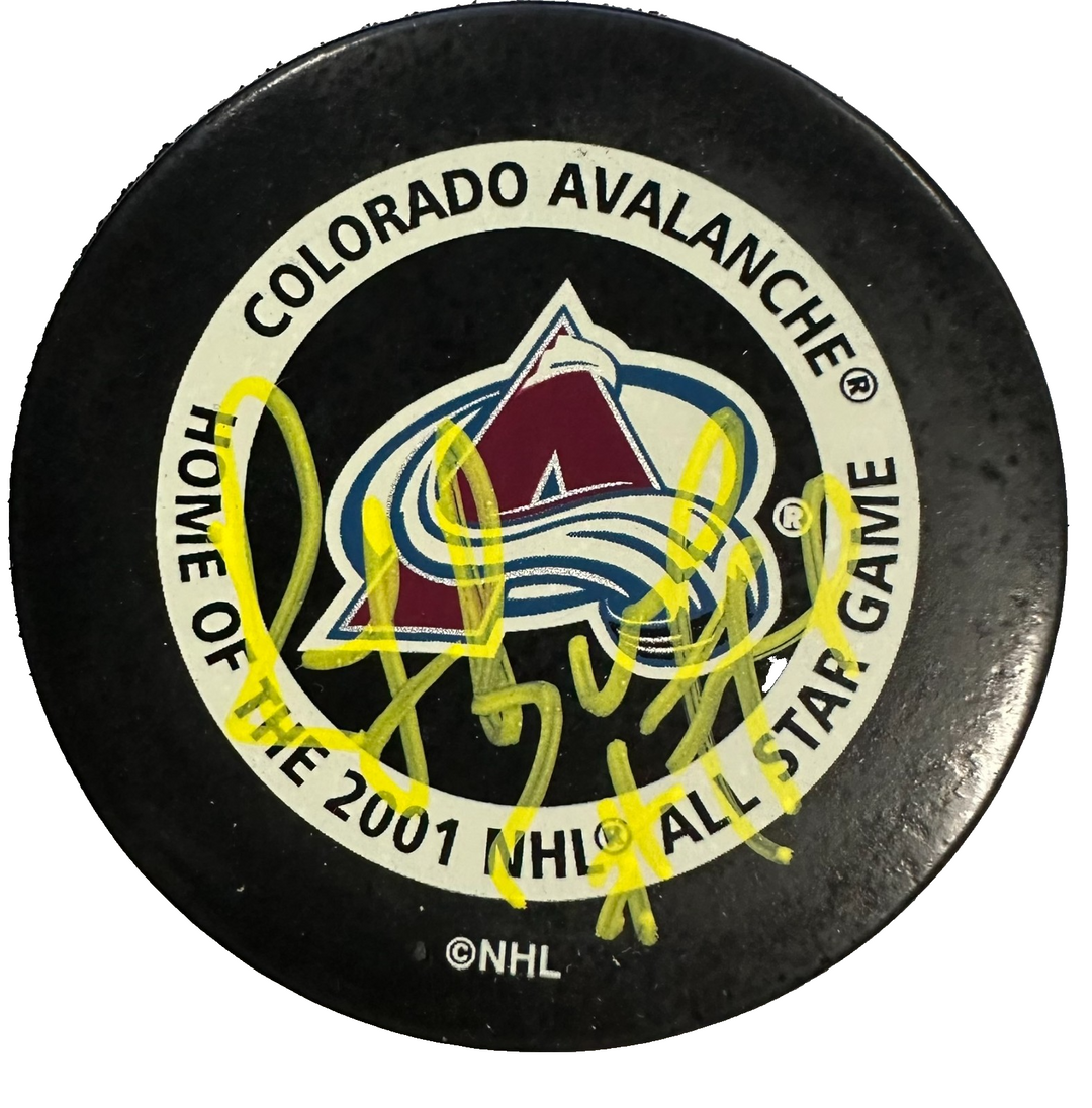 Ray Bourque Autographed 2001 NHL All-Star Game Official Game Puck BAS