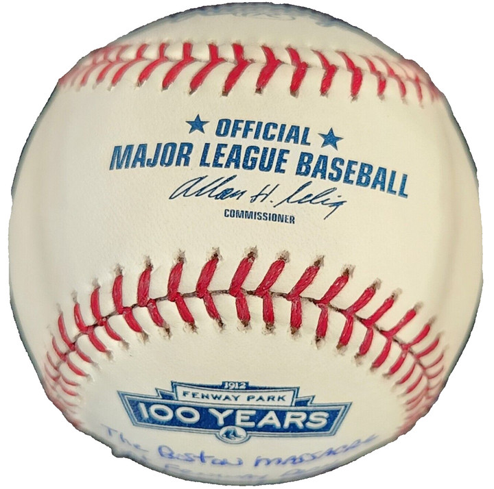 Roy White Signed Inscribed 100 Year Fenway Park Baseball Yankees Red Sox COA
