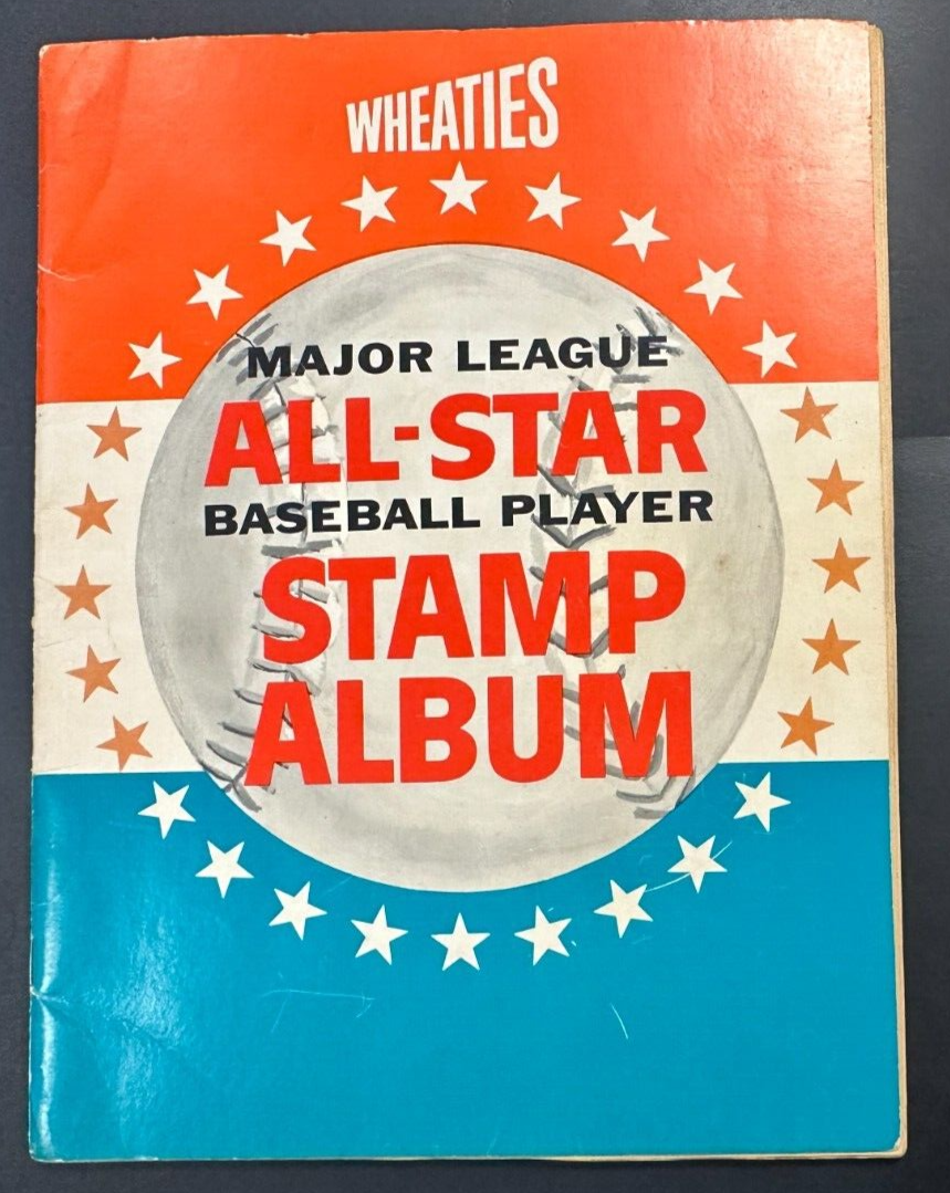 1964 Wheaties Major League Baseball MLB All-Star Player Stamp Album Complete