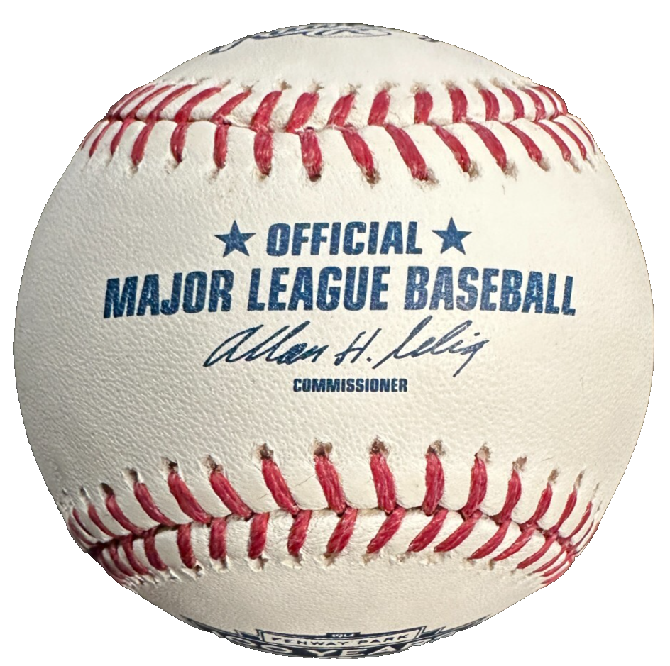 Jimmy Piersall Autographed Fenway Park 100th Anniversary Baseball Red Sox
