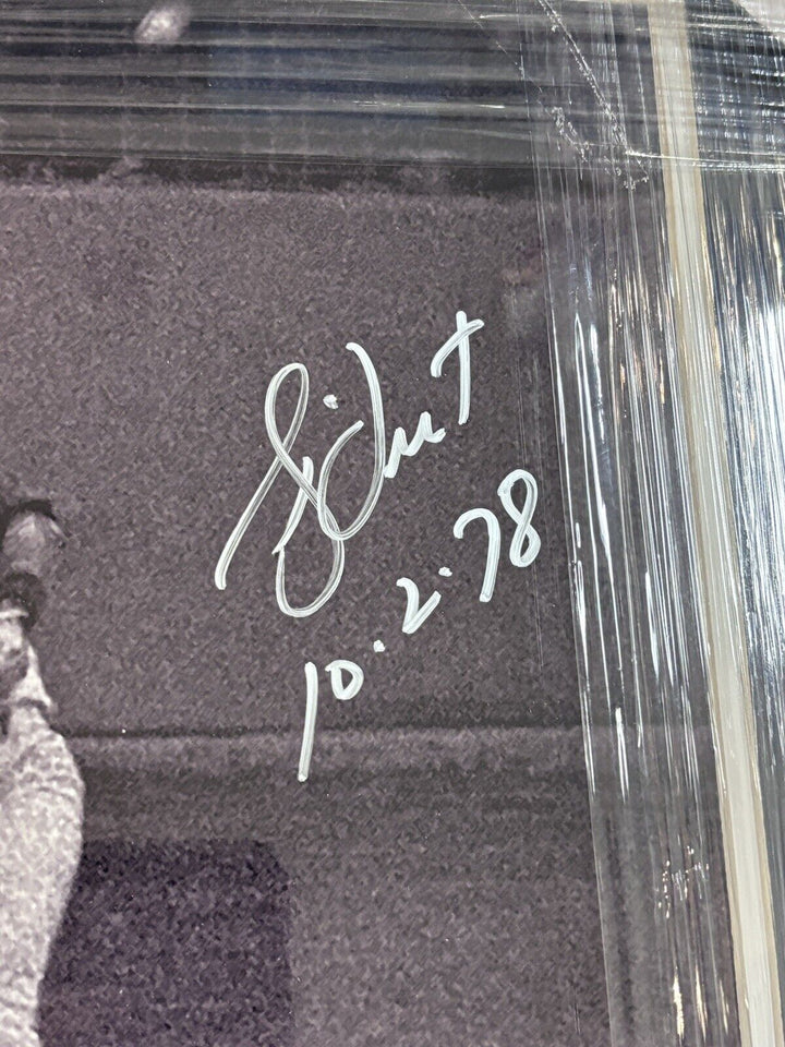 Bucky Dent Mike Torrez Signed 16x20 “Bucky ___! Dent” & Date Inscription Beckett