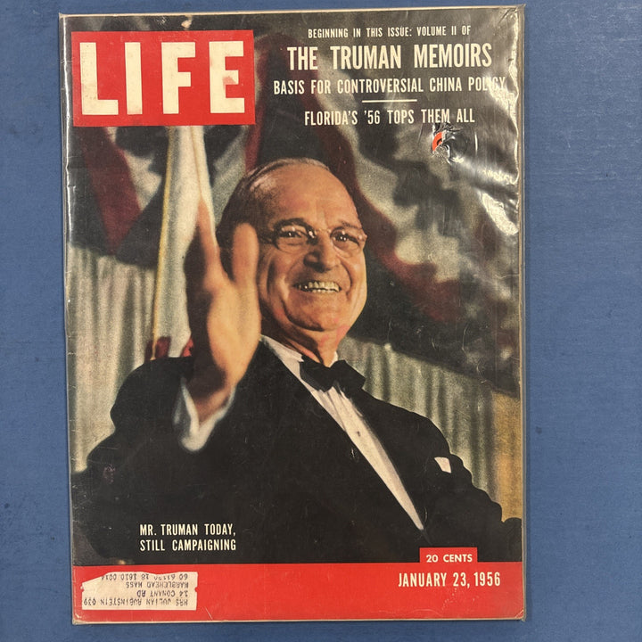 Life Magazine Harry Truman Still Campaigning & The Truman Memoirs Jan 23 1956
