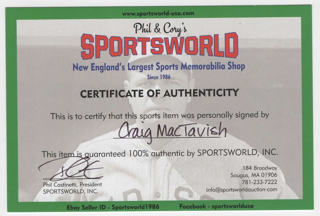Craig MacTavish Autographed Philadelphia Flyers 8x10 Photo NHL