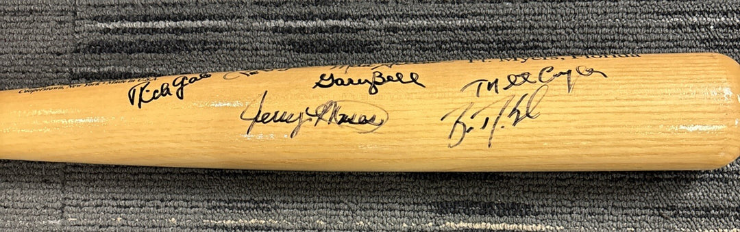 2011 Red Sox Fantasy Camp Signed Baseball Bat Petrocelli Campbell Bell Etc.