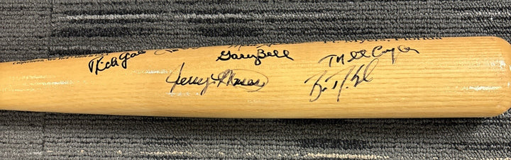 2011 Red Sox Fantasy Camp Signed Baseball Bat Petrocelli Campbell Bell Etc.