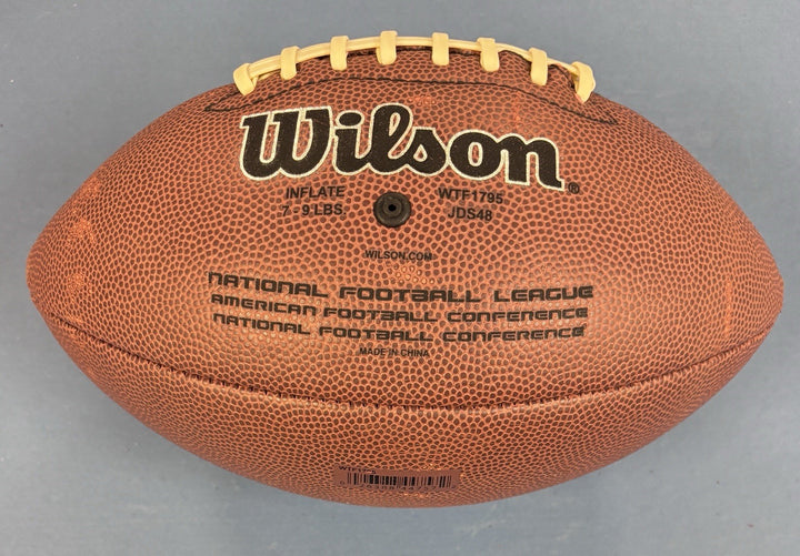 Larry Wilson HOF Signed Wilson Football St Louis Cardinals Schwartz Sports