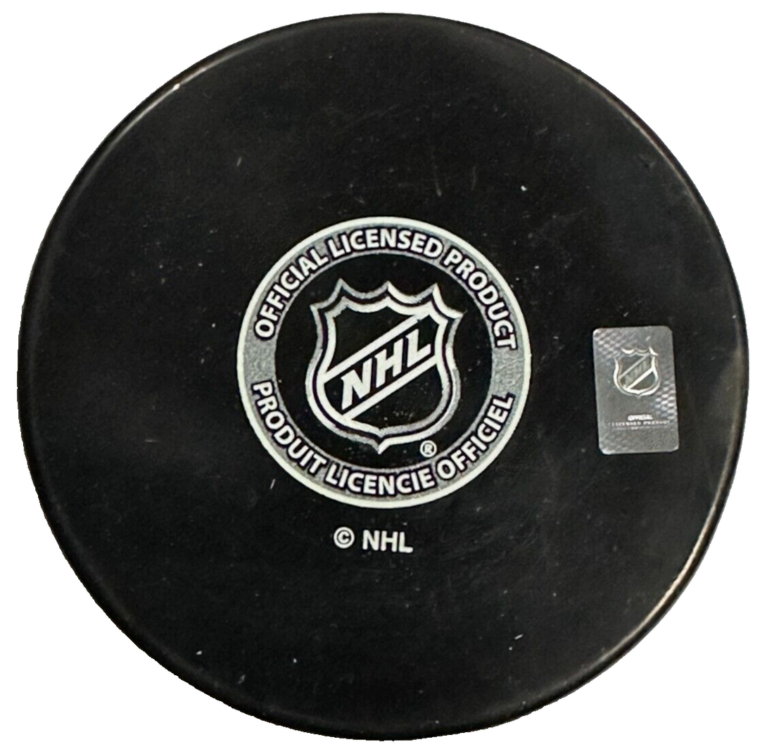 Rick Smith Autographed Boston Bruins Hockey Puck NHL