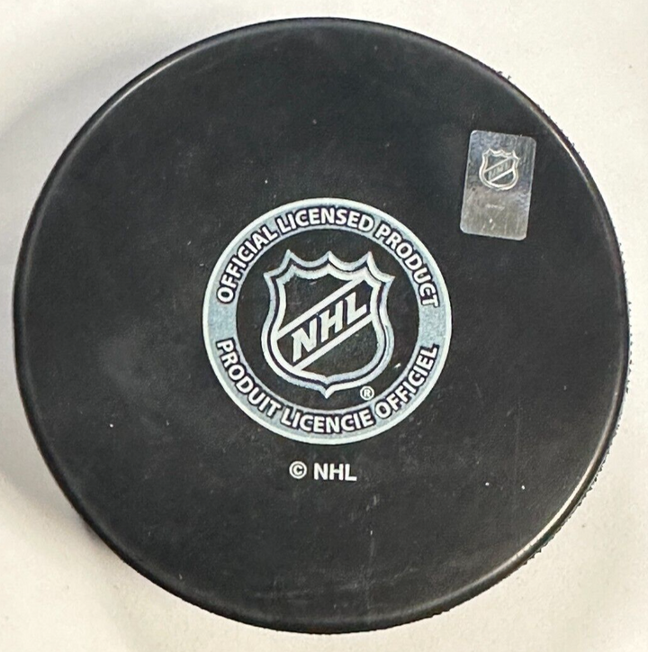 Ivan Boldirev Autographed Vancouver Canucks Hockey Puck NHL