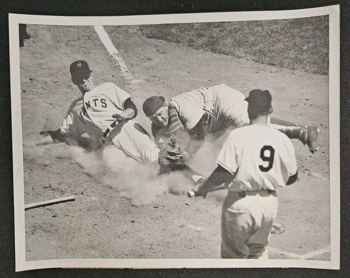 5/16/52 New York Giants vs. Chicago Cubs United Press Photo Don Mueller 