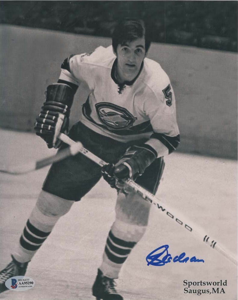 Carol Vadnais Autographed Oakland Seals 8x10 Photo BAS NHL