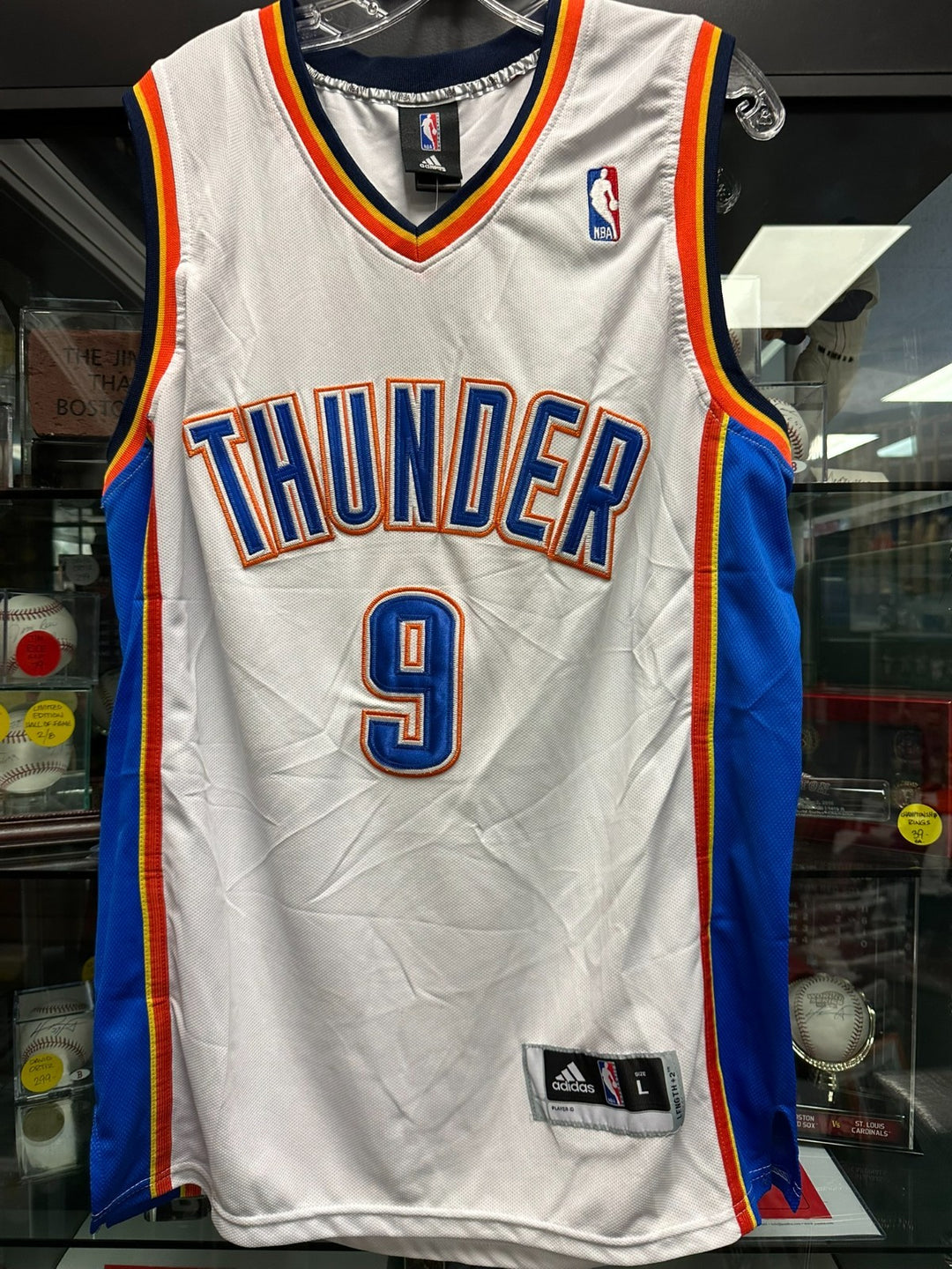 Serge Ibaka Autographed Oklahoma City Thunder Authentic Swingman Jersey NWT JSA