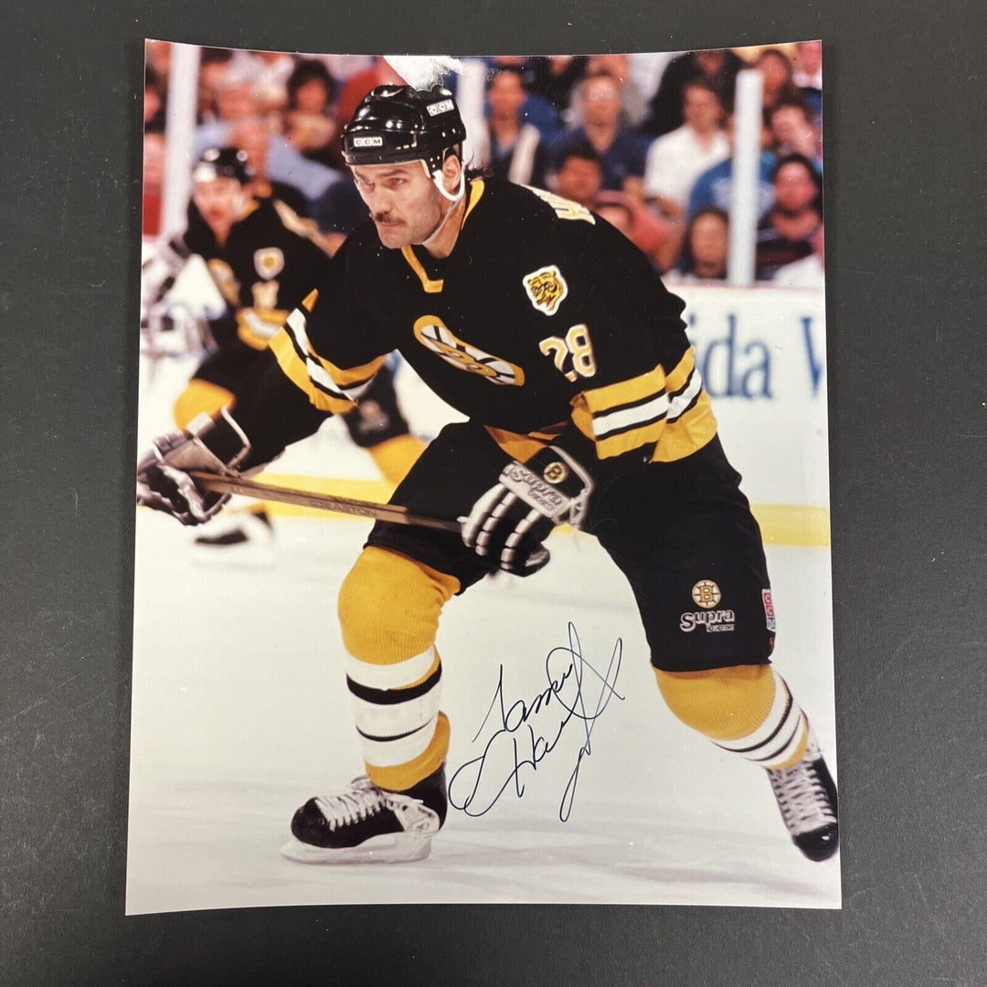 Jamie Huscroft Signed 8x10 Boston Bruins Sportsworld