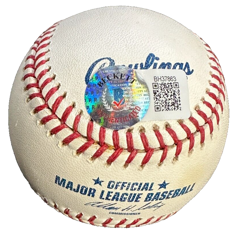 Mariano Rivera Autographed Official Major League Baseball HOF Yankees BAS